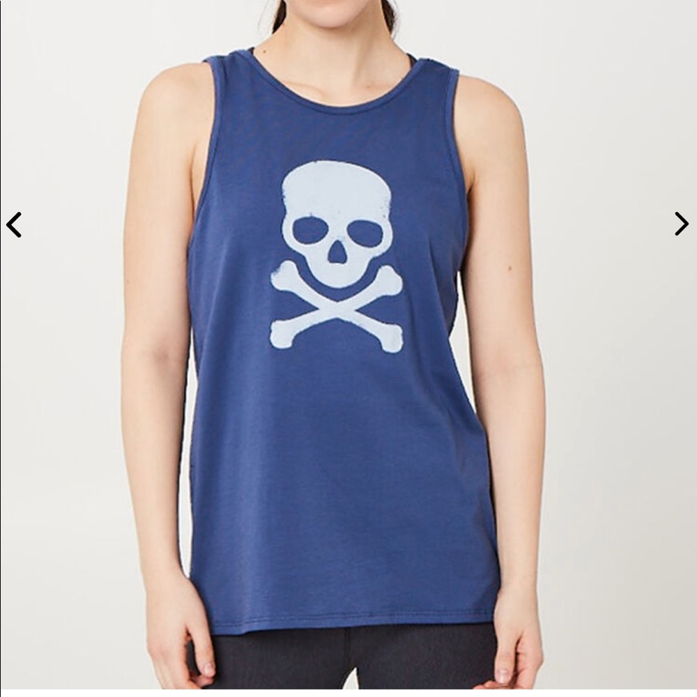 NWT Soulcycle Mary Skull tank